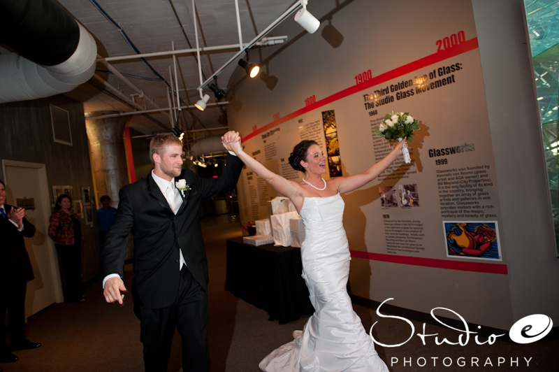 Glassworks wedding Louisville