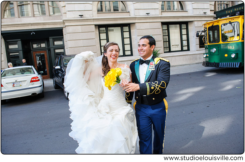 Wedding at the Seelbach - Louisville - bride and groom