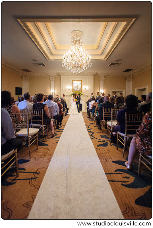 Wedding at the Seelbach - Louisville KY - Grand Ballroom Ceremony