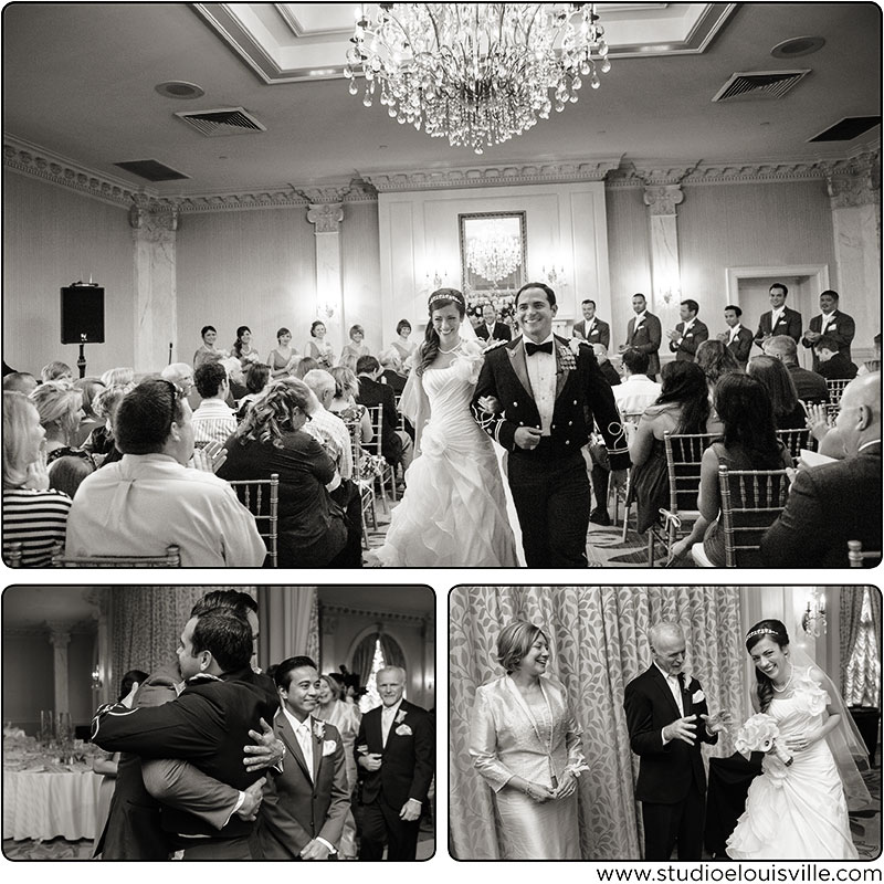 After the ceremony - wedding at the seelbach in louisville
